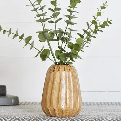 Carved Stripe Vase